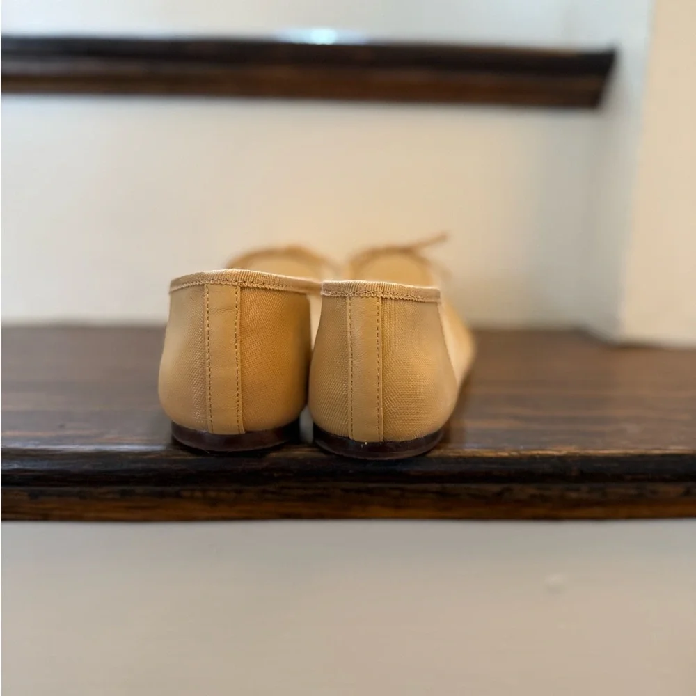 Loeffler Randall Landon Caramel Mesh Ballet Flat - Picture 8 of 11